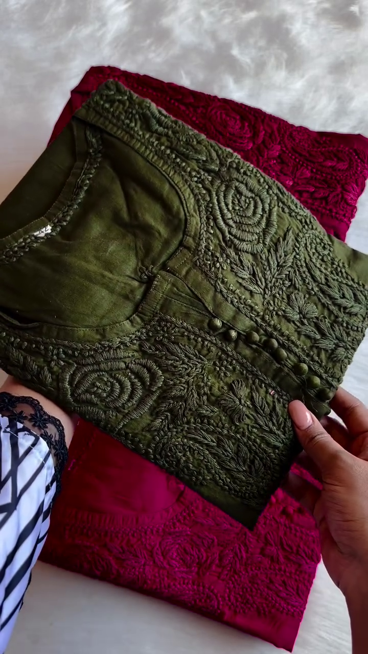 Premium Cotton Chikankari Kurta – A Perfect Blend of Tradition and Comfort - Image 7