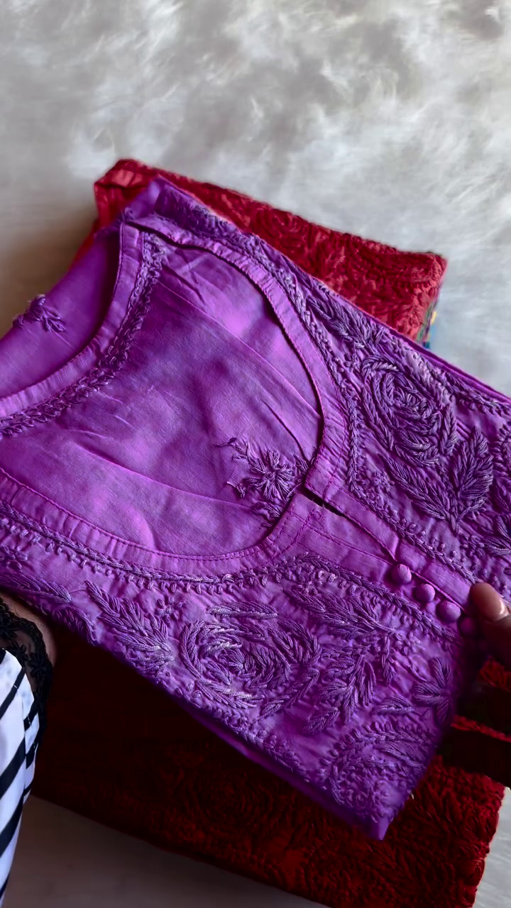 Premium Cotton Chikankari Kurta – A Perfect Blend of Tradition and Comfort - Image 2