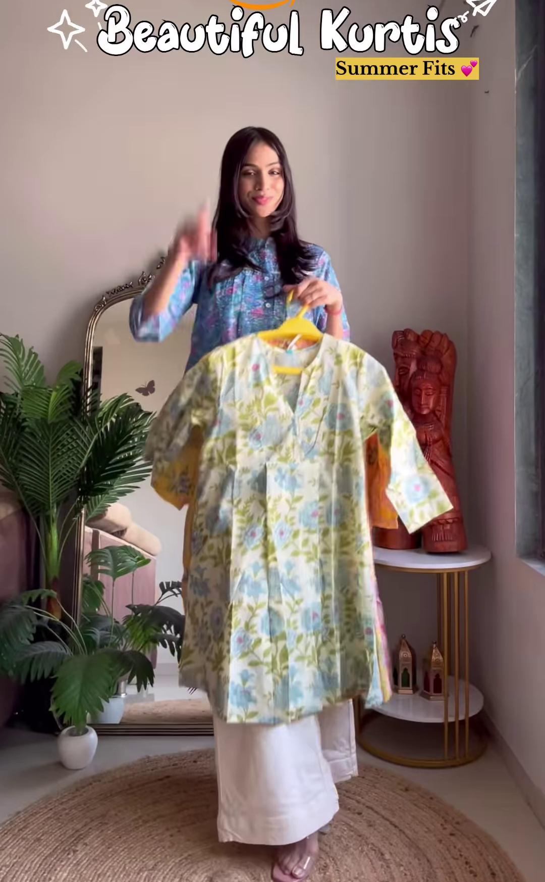 🌸 Beautiful Summer Kurtis – Soft Cotton Comfort in Fresh Florals