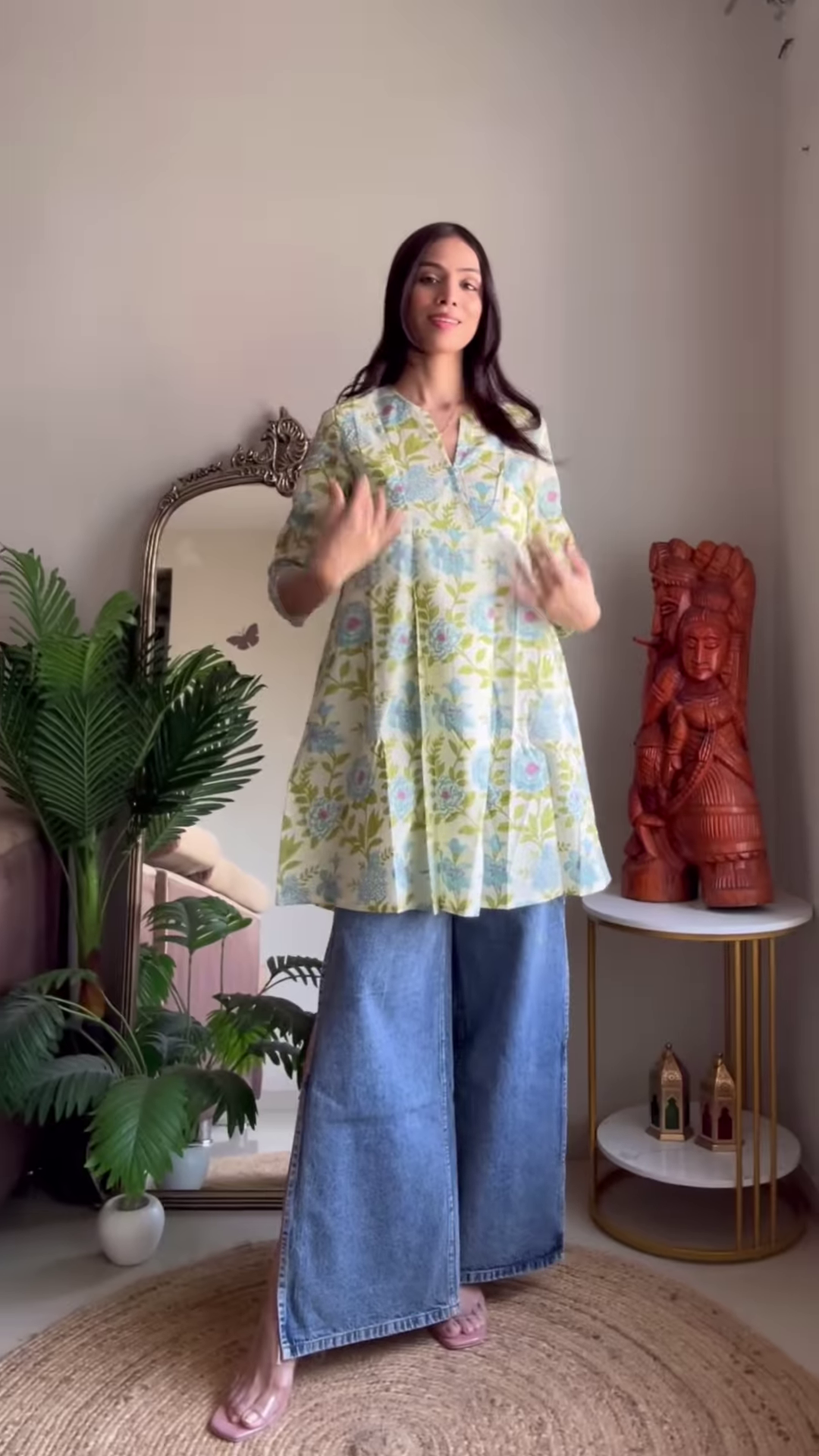 🌸 Beautiful Summer Kurtis – Soft Cotton Comfort in Fresh Florals - Image 6