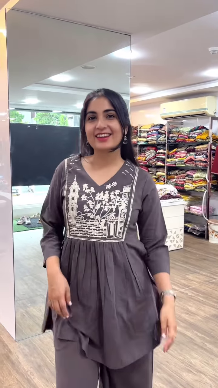 Breezy Elegance: Your Go-To Summer Cotton Co-ord Set 🌿✨ - Image 6