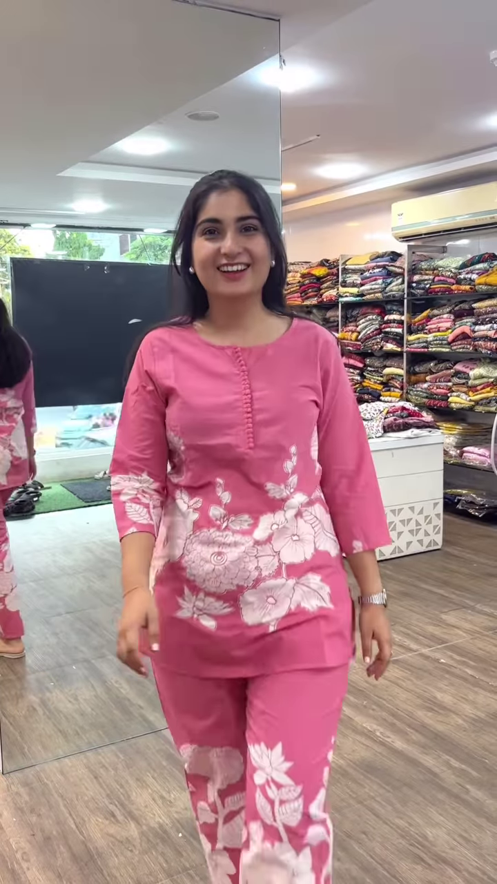 Breezy Elegance: Your Go-To Summer Cotton Co-ord Set 🌿✨ - Image 7