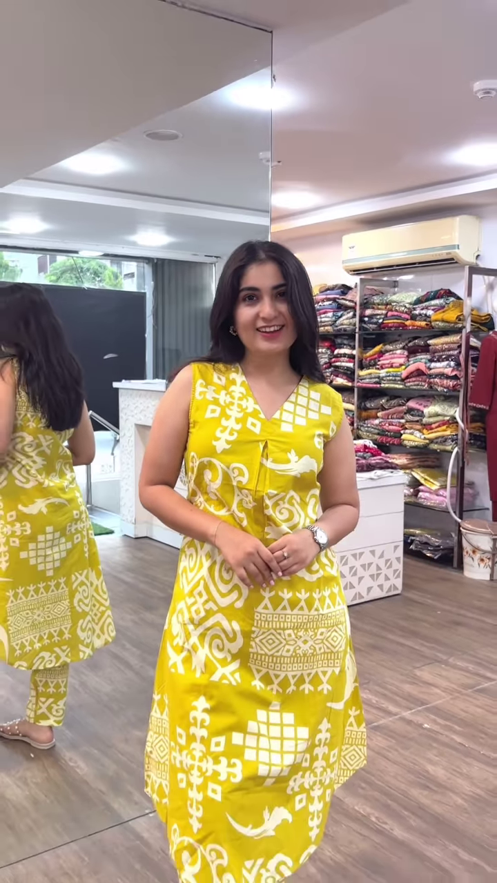 Breezy Elegance: Your Go-To Summer Cotton Co-ord Set 🌿✨ - Image 9