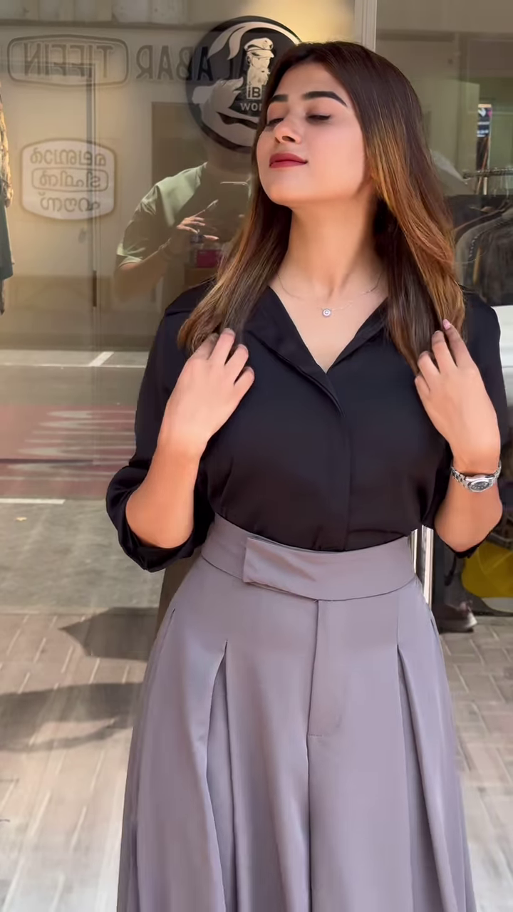 Power Meets Poise – Classic Collared Shirt & Pleated Trousers Set (Multi-Color Options Available)