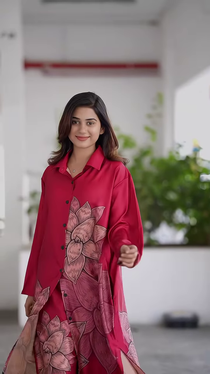 Bloom in Style: Oversized Floral Co-ord Set – Effortless Elegance, Now in Multiple Colors - Image 7