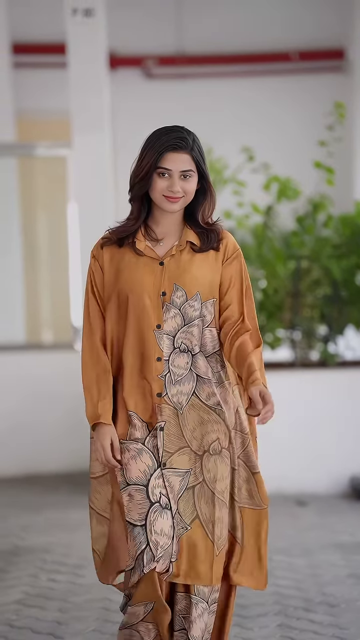 Bloom in Style: Oversized Floral Co-ord Set – Effortless Elegance, Now in Multiple Colors - Image 5