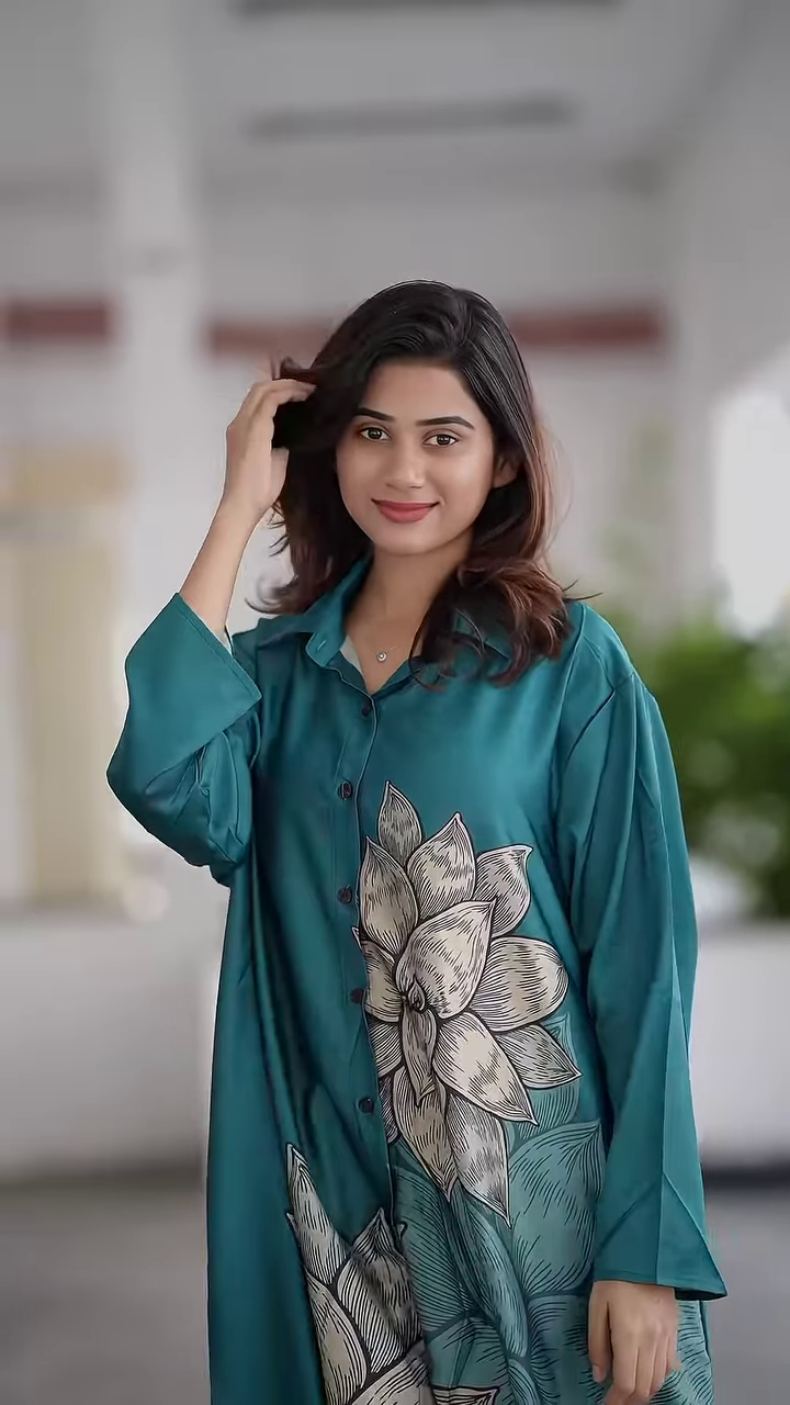 Bloom in Style: Oversized Floral Co-ord Set – Effortless Elegance, Now in Multiple Colors - Image 10