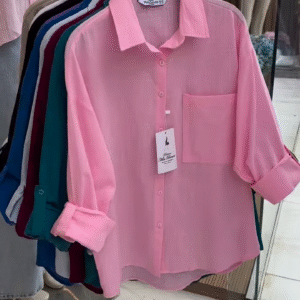 Lightweight Button-Up Shirt (Multiple Colors)
