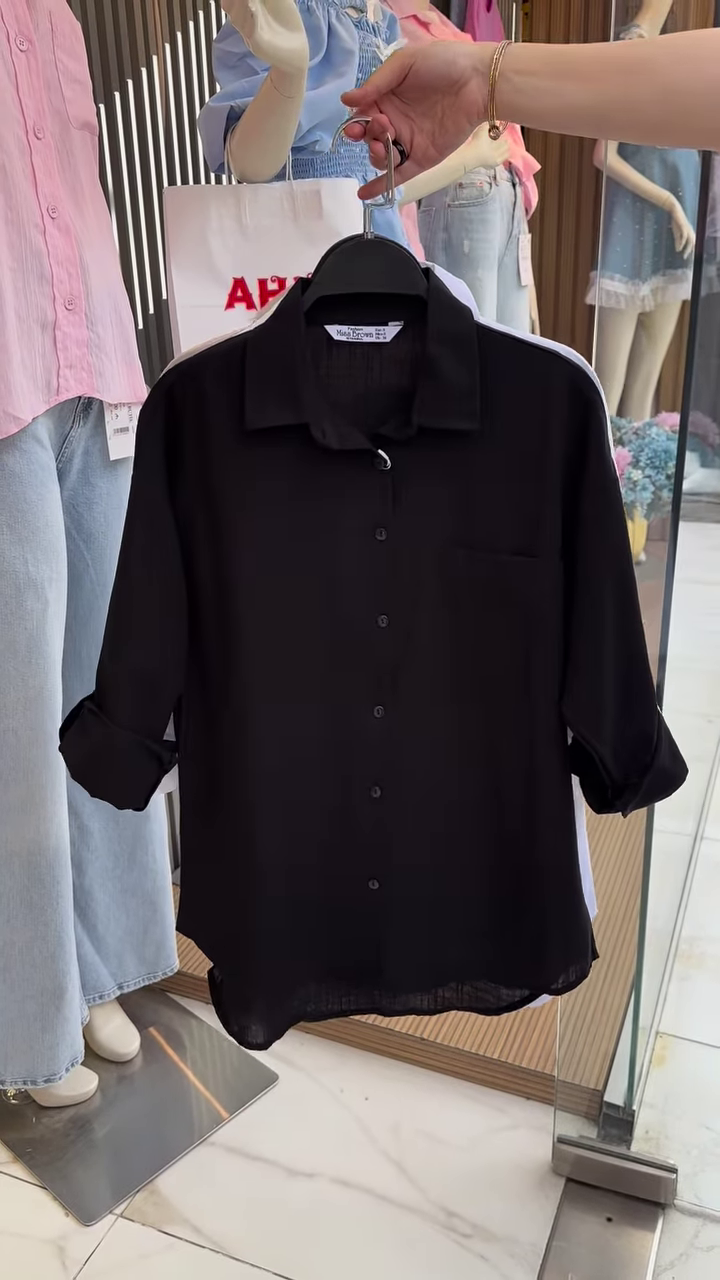 Lightweight Button-Up Shirt (Multiple Colors) - Image 7