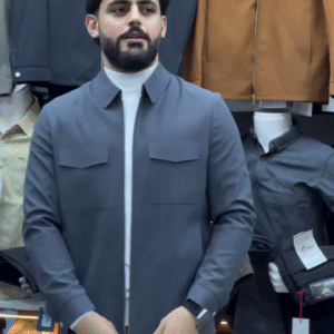 🧥 Premium Men’s SmartFit Zip Jacket – Ultra-Modern | All-Weather Comfort | Stylish Minimal Look