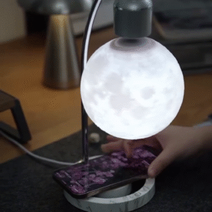 🌙 LunaFloat™ Magnetic Levitating Moon Lamp – A Floating Touch of Magic ✨