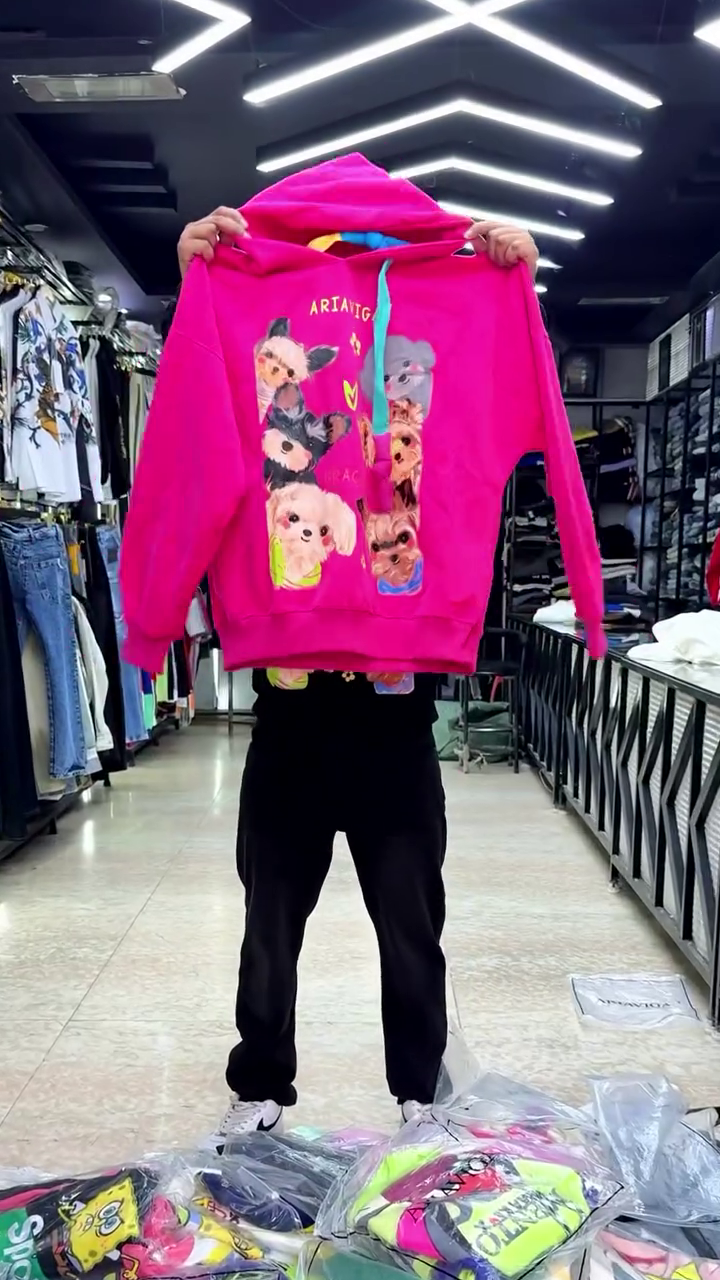 π¨ Playful Street Cartoon Hoodie β Premium Oversized Comfort π§Έπ₯ - Image 3