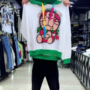 🎨 Playful Street Cartoon Hoodie – Premium Oversized Comfort 🧸🔥