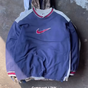 🔥 Retro Streetwear Nike-Style Crewneck Sweatshirt | Premium Unisex Winter Essential 🔥