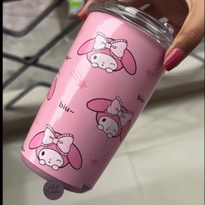 💗 KawaiiPop™ Cute Character Tumbler Cup – Sip Happy, Stay Cute!