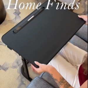 🖤 FlexiDesk™ Adjustable Sofa & Bedside Study Table – Comfort Meets Productivity