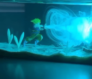 ⚡ PowerWave™ Anime Energy Blast LED Lamp – Epic Action Meets Ambient Glow