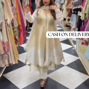 ✨ Women Embroidered Anarkali Kurta Suit Set – Timeless Elegance with a Royal Touch 👑