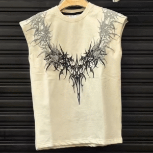 🔥 Tribe Oversized Drop Shoulder Vest – Bold Comfort with Urban Edge 🖤