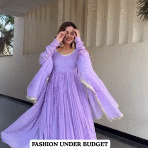 Regal Elegance: Gotapatti Georgette Anarkali Suit Set