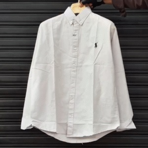 🤍 Classic White Premium Cotton Shirt – Timeless Smart Casual Essential 🤍