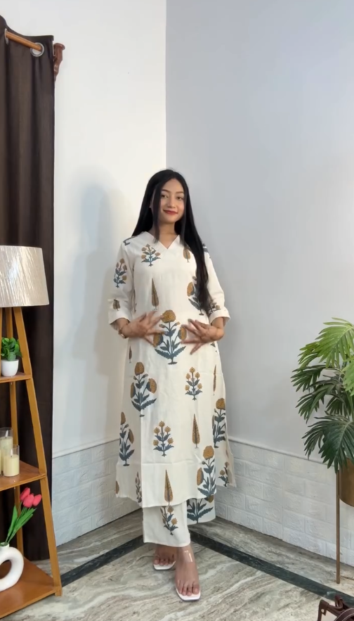 Trendy Women’s Kurti Pant Set Collection Stylish Daily Wear Ethnic Sets for Girls & Women - Image 7