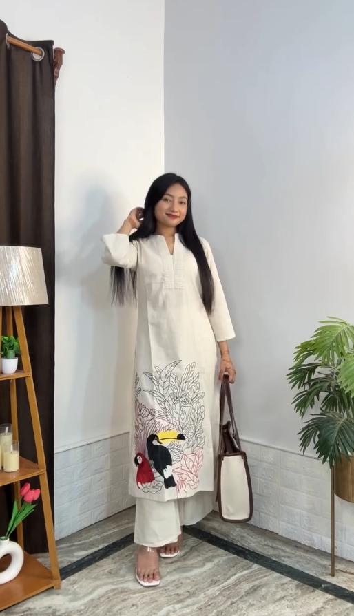 Trendy Women’s Kurti Pant Set Collection Stylish Daily Wear Ethnic Sets for Girls & Women - Image 4
