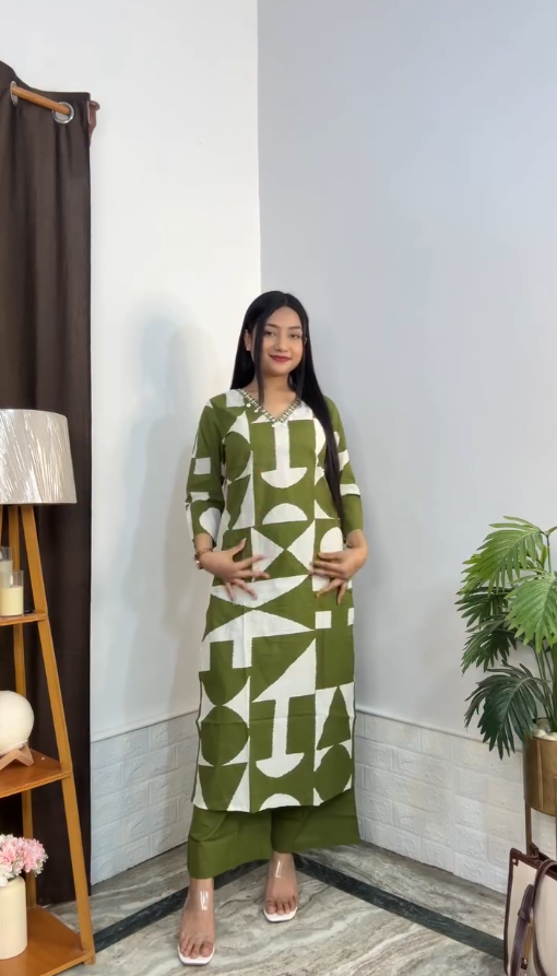 Trendy Women’s Kurti Pant Set Collection Stylish Daily Wear Ethnic Sets for Girls & Women - Image 2