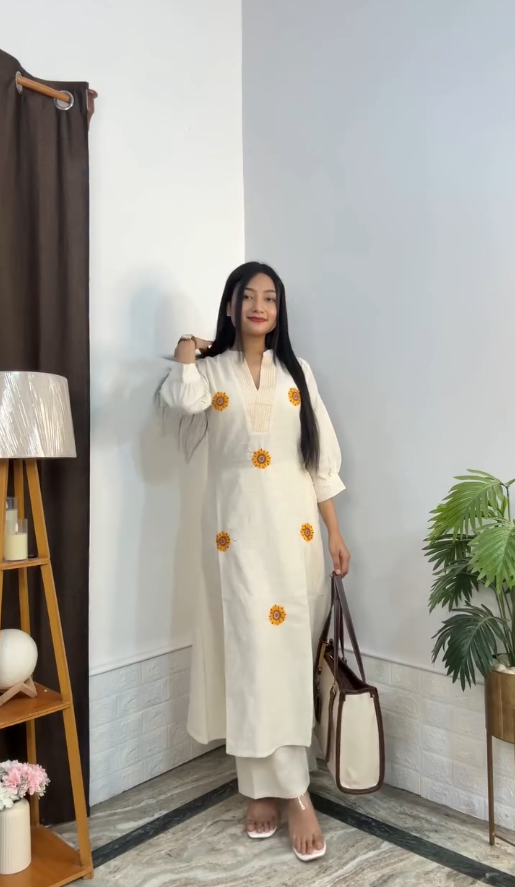 Trendy Women’s Kurti Pant Set Collection Stylish Daily Wear Ethnic Sets for Girls & Women - Image 13