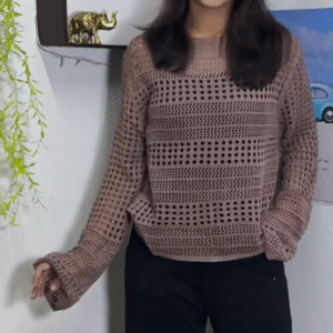 Trendy Crochet Knit Tops for Girls – Stylish, Soft & Super Comfortable