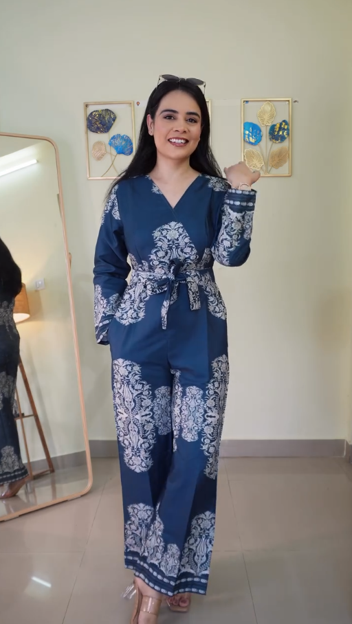Elegant Printed Women’s Jumpsuit Collection – Trendy, Stylish & Super Comfortable Daily Wear for Every Occasion - Image 2