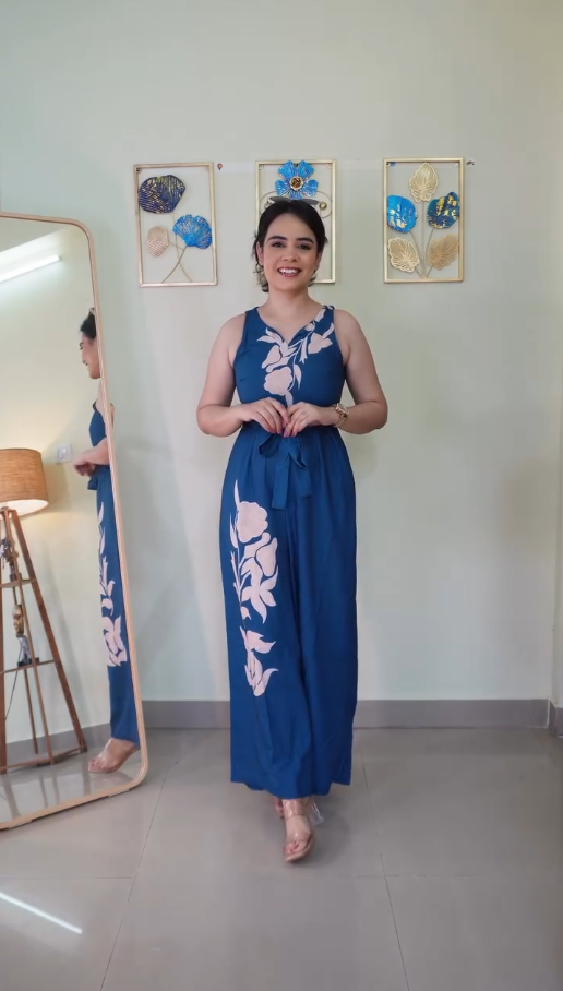 Elegant Printed Women’s Jumpsuit Collection – Trendy, Stylish & Super Comfortable Daily Wear for Every Occasion - Image 3