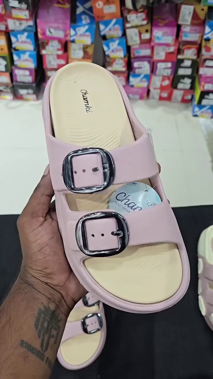 Trendy Pastel Double-Buckle Comfort Sandals for Women - Image 6