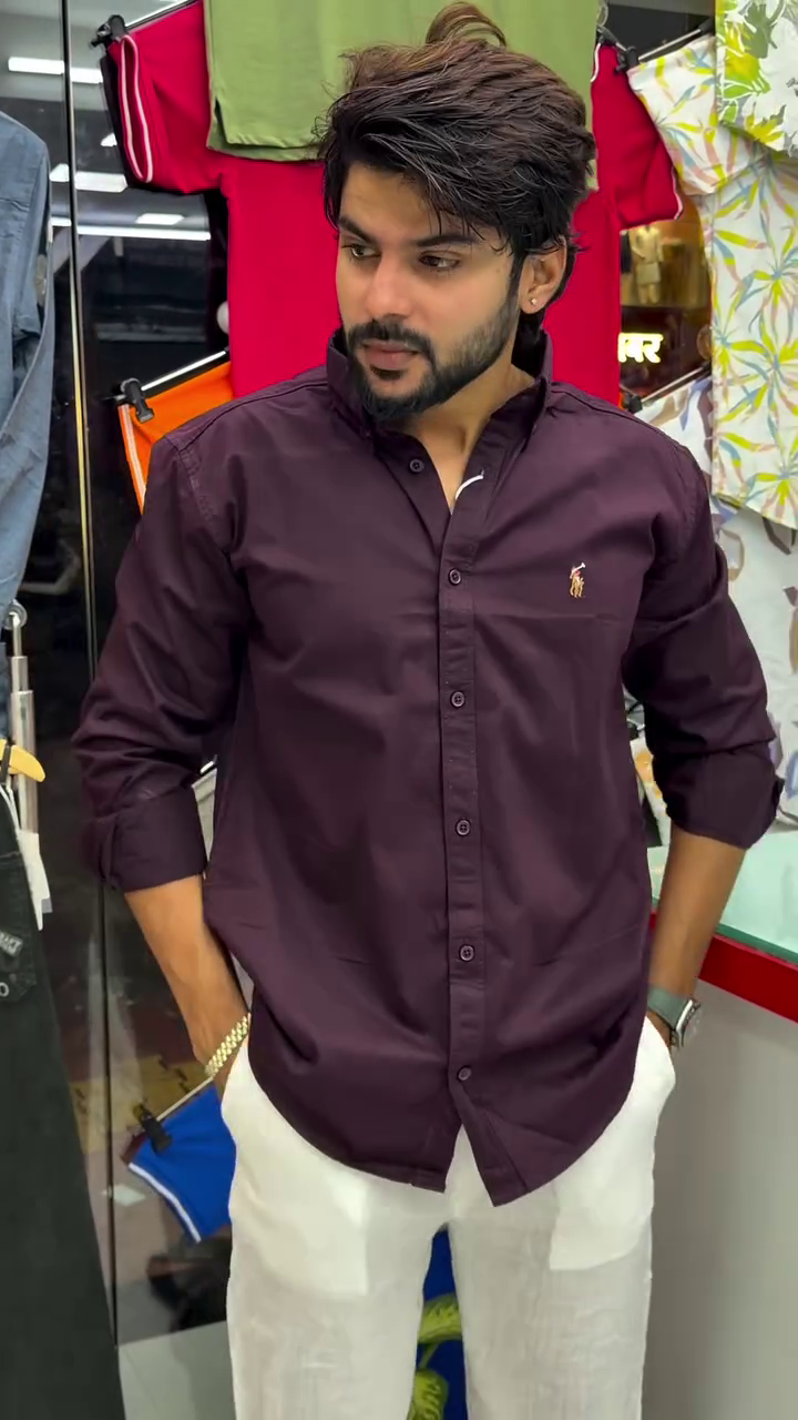Premium Mauve Pink Full Sleeve Shirt for Men – Elegant Casual & Smart Wear - Image 6